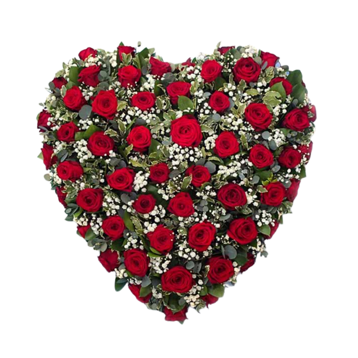 Spray Rose Sympathy Heart